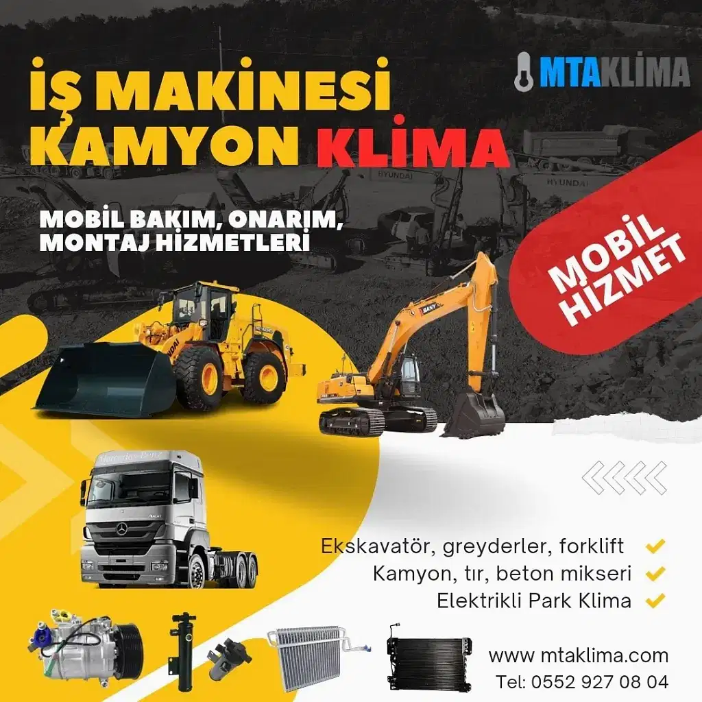 MTA İş Makinesi ve Kamyon Klima Servisi